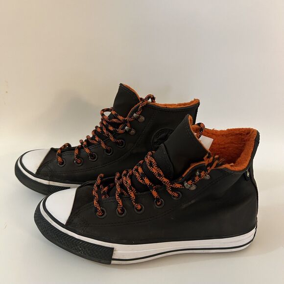 Converse All Star Mountain Club Black & Orange High Top Gore-Tex Kids 5.5/3.5 - Picture 2 of 8